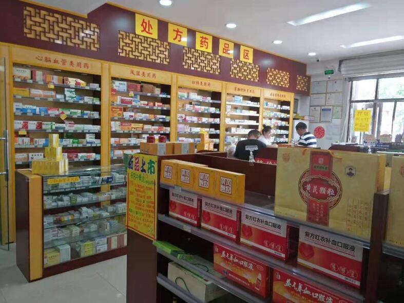 为济世堂做青岛展柜设计完工